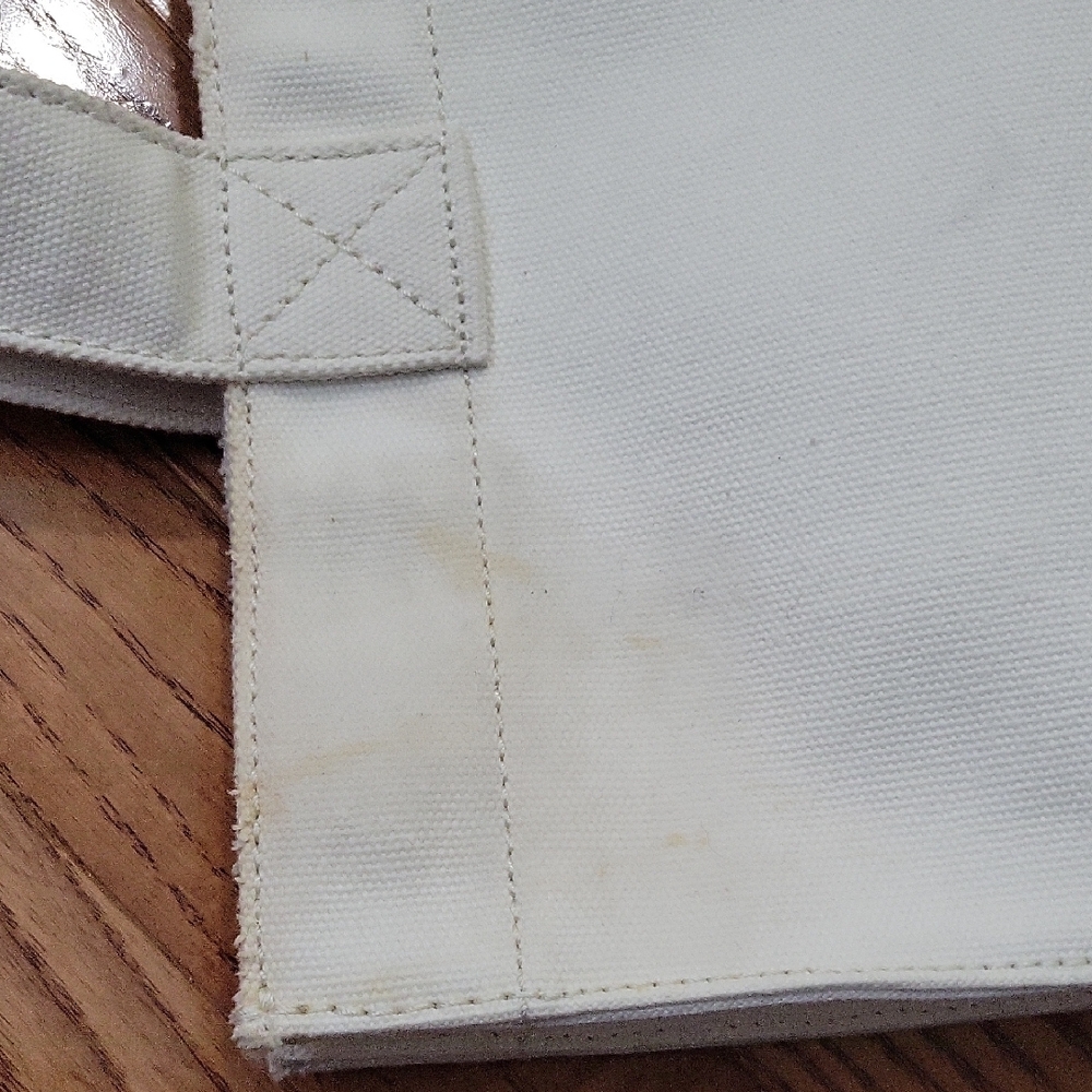 Vintage Michael Kors Cream and Orange Tote Bag - Picture 9 of 11